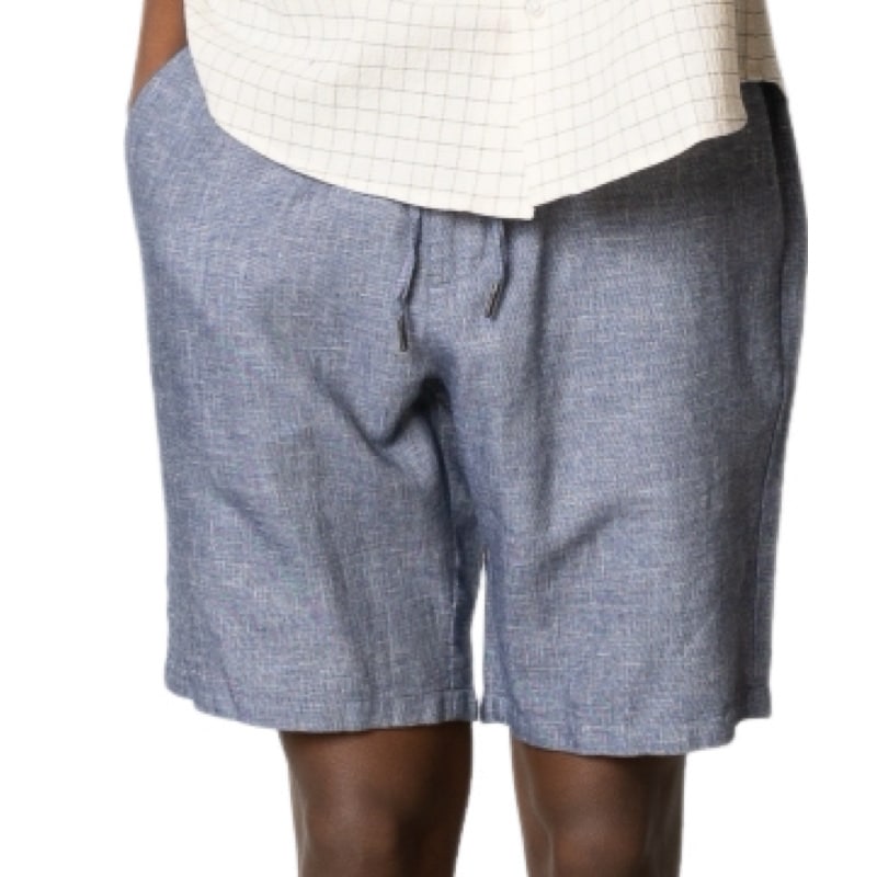 Clean cut Cph I linen shorts I navy mel