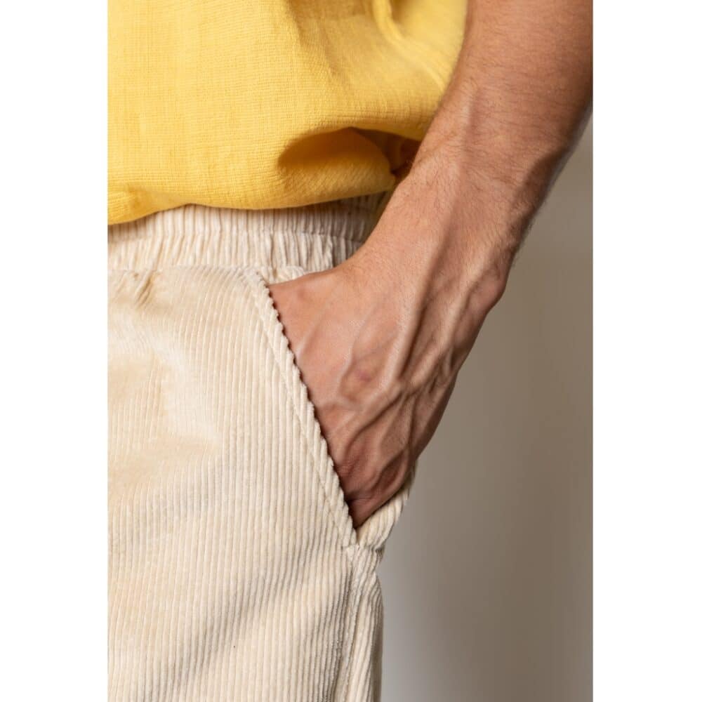 Fat Moose I corduroy shorts I ecru - Afbeelding 5