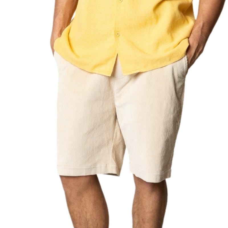 Fat Moose I corduroy shorts I ecru