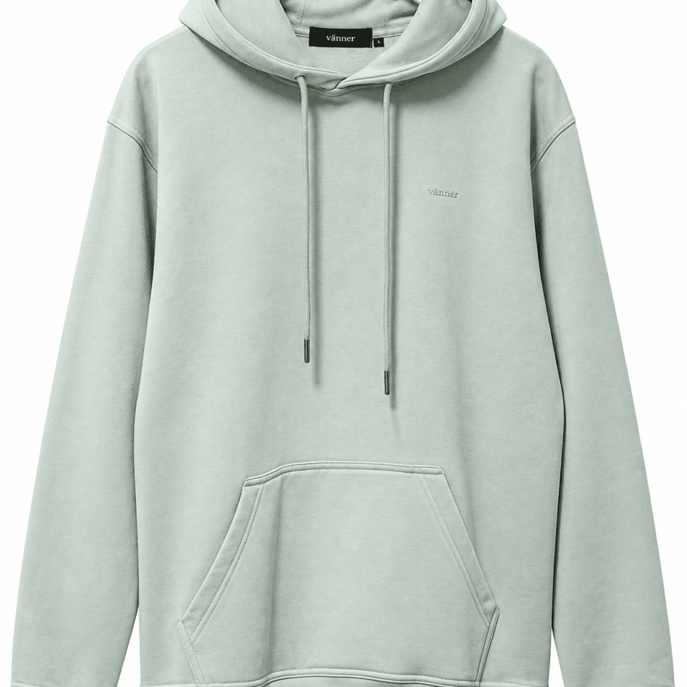 Alternative view of Vänner I life hoody I light green