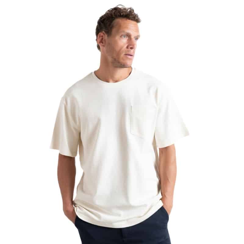 Clean cut Cph I pocket tee I  ecru