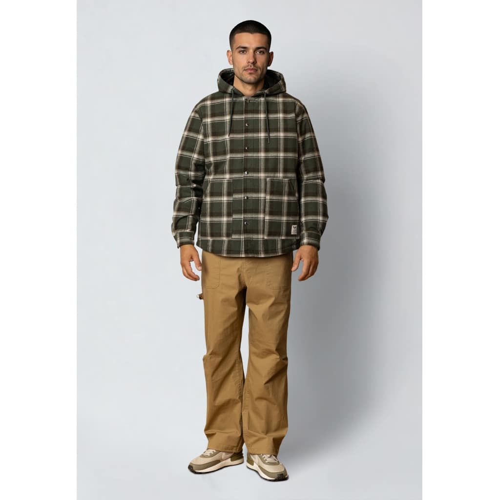 Fat Moose I checked jacket I ecru/navy - Afbeelding 2