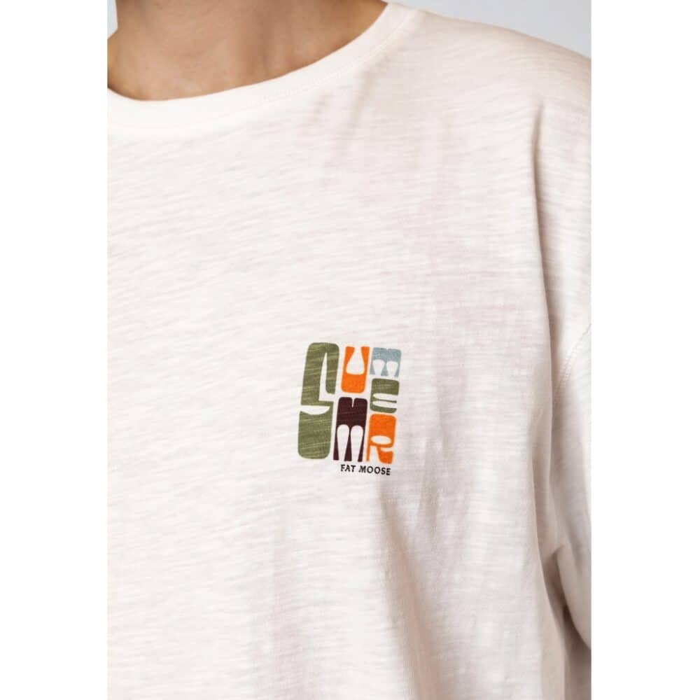 Fat Moose I summer tee I white - Afbeelding 3