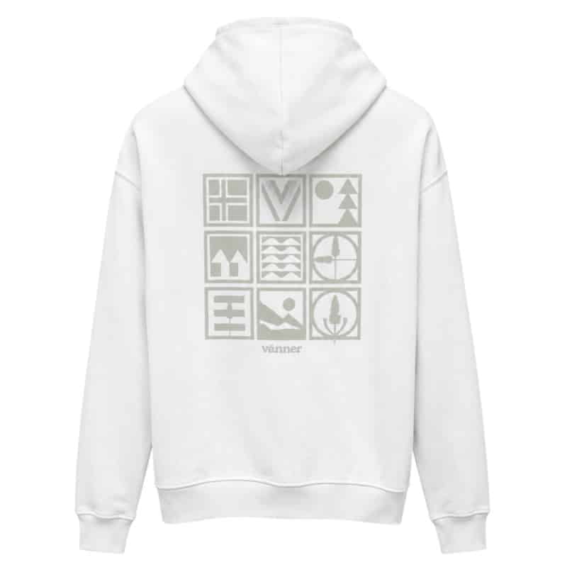 Vänner I life hoody I white