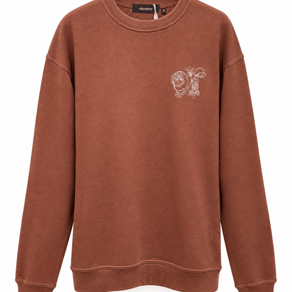 Alternative view of Vänner I  hojland sweater I brown