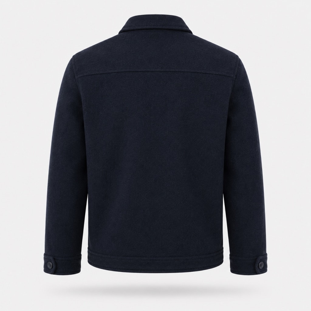Clean cut Cph I Luuk wool jacket I navy - Afbeelding 3