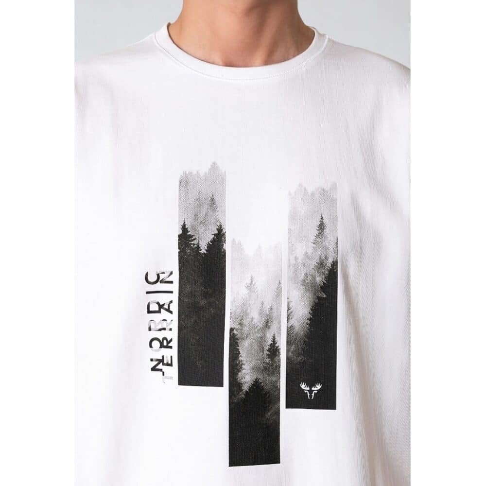 Fat Moose I wildwood tee I white - Afbeelding 3