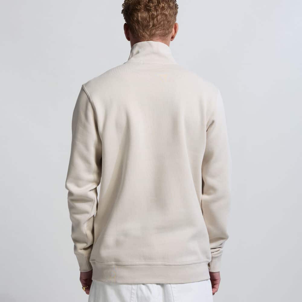 Alternative view of Vänner I half zip sweater I beige