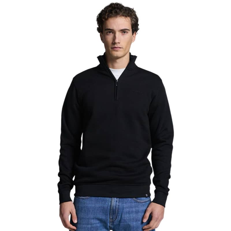 Vänner I half zip sweater  I black
