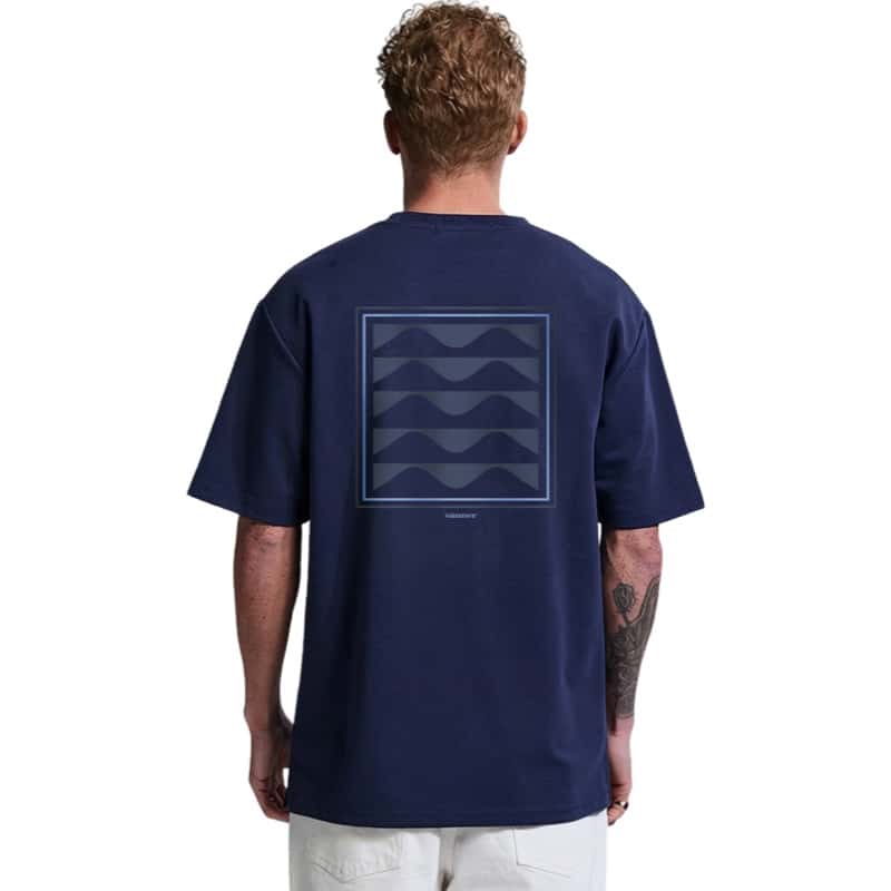 Vänner I monogram tee I navy