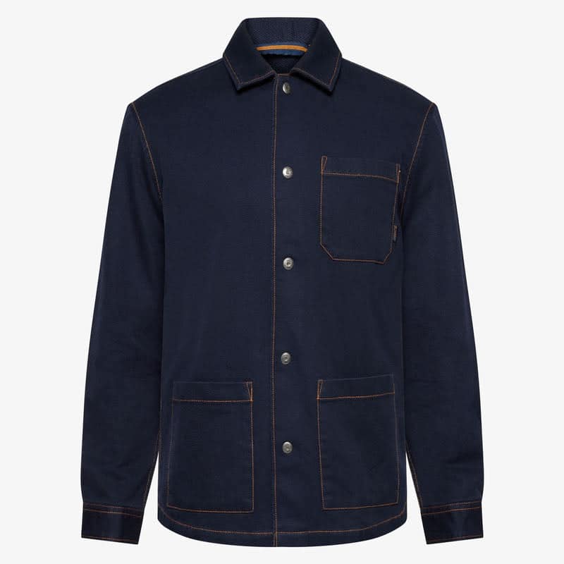 Alternative view of Signal I worker overshirt I deep marine