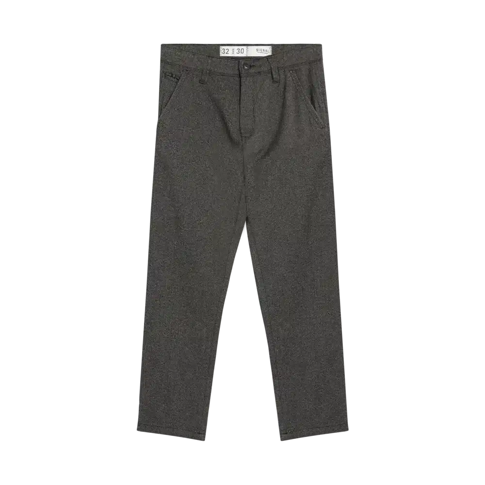 Alternative view of Signal I Wool look pants I black