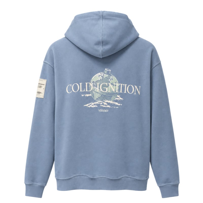 Vänner I con hoody I light blue