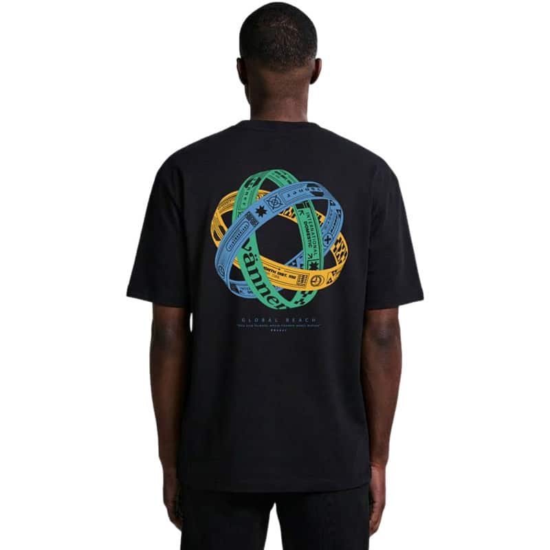 Vänner I Global reach tee I black