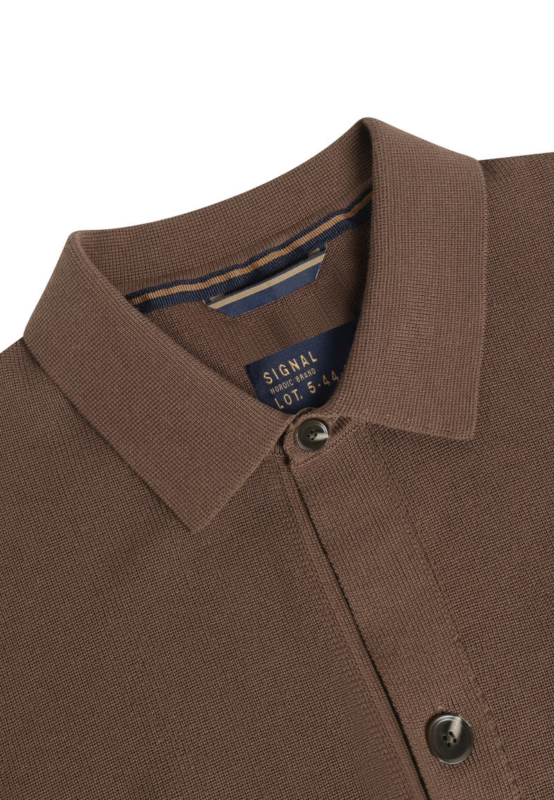 Signal I button vest I brown - Afbeelding 2