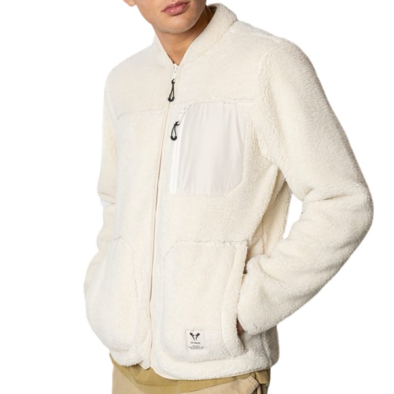 Fat Moose I wood fleece I white