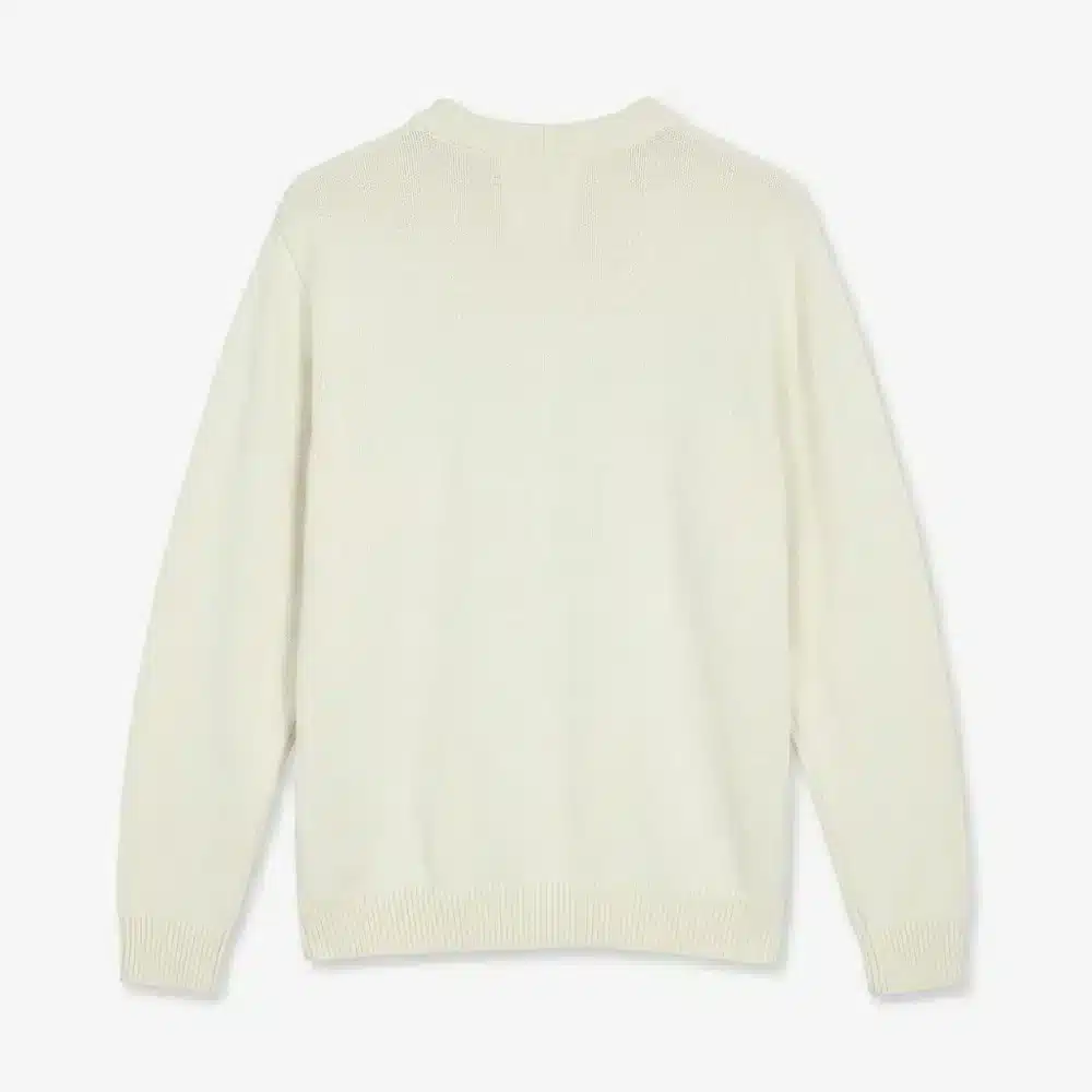 Alternative view of Signal I knit  I ivory cream