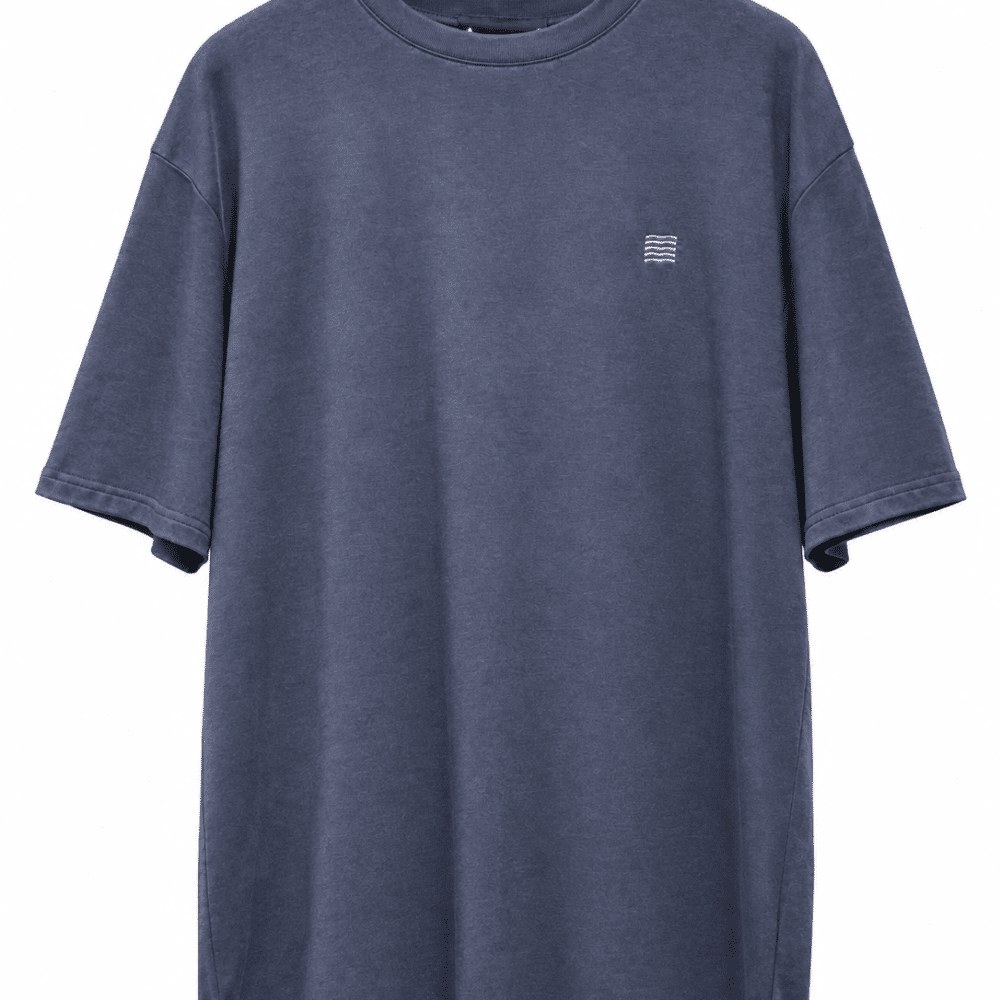 Alternative view of Vänner I house tee I navy