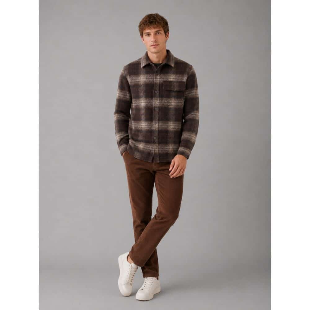Alternative view of Clean cut Cph I overshirt I dark Brown