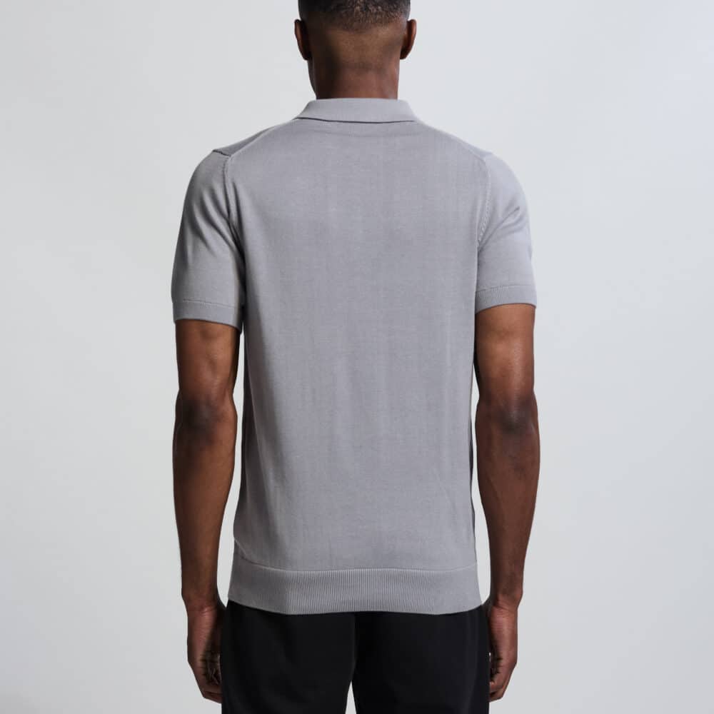 Alternative view of Vänner I button polo I grey