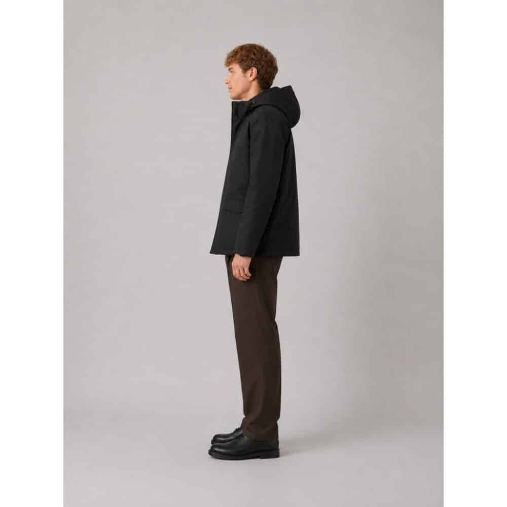 Alternative view of Clean cut cph I parka coat I black