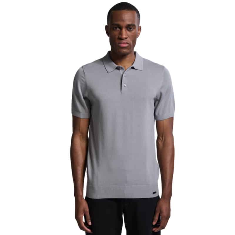 Vänner I button polo I grey
