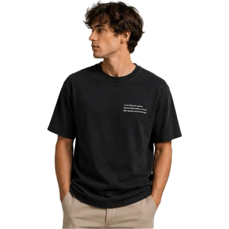 Fat Moose I organic sun tee I black