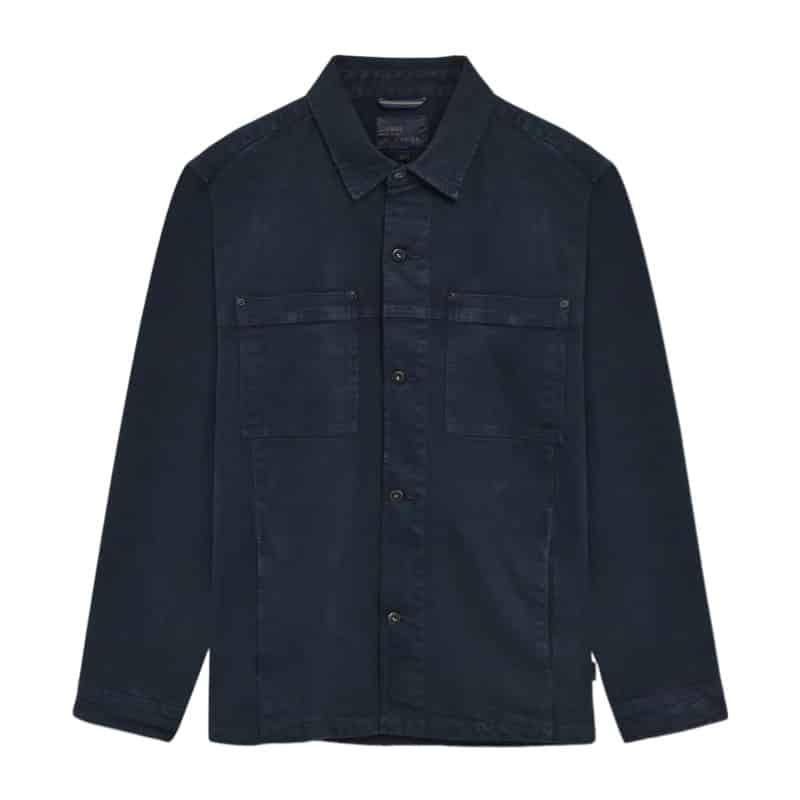 Signal I Twill overshirt I deep marine