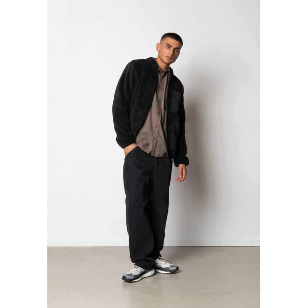 Fatmoose I wood fleece jacket I black - Afbeelding 4