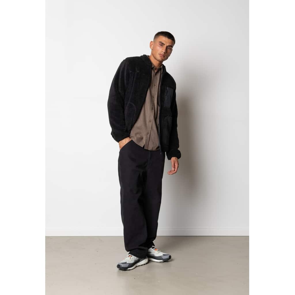 Fatmoose I wood fleece jacket I black - Afbeelding 4