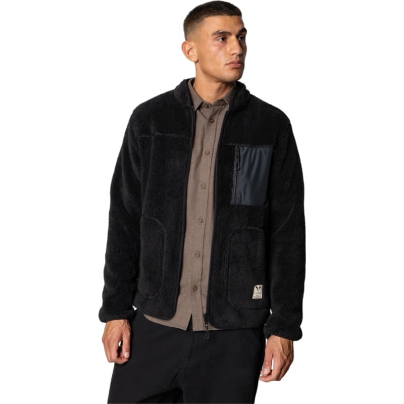 Fatmoose I wood fleece jacket I black