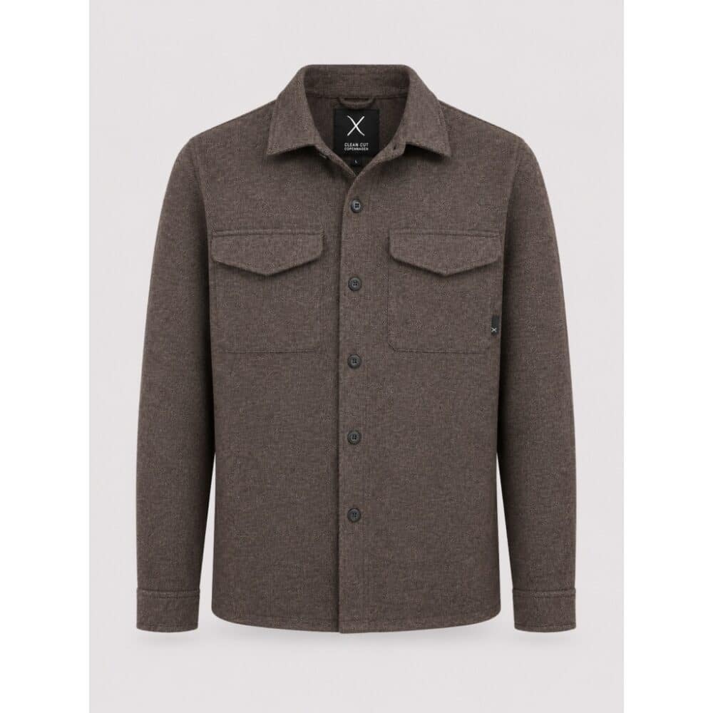 Clean cut Cph I ditlev overshirt I dark brown - Afbeelding 5