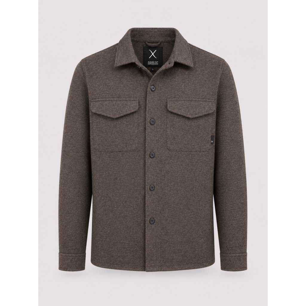 Clean cut Cph I ditlev overshirt I dark brown - Afbeelding 5