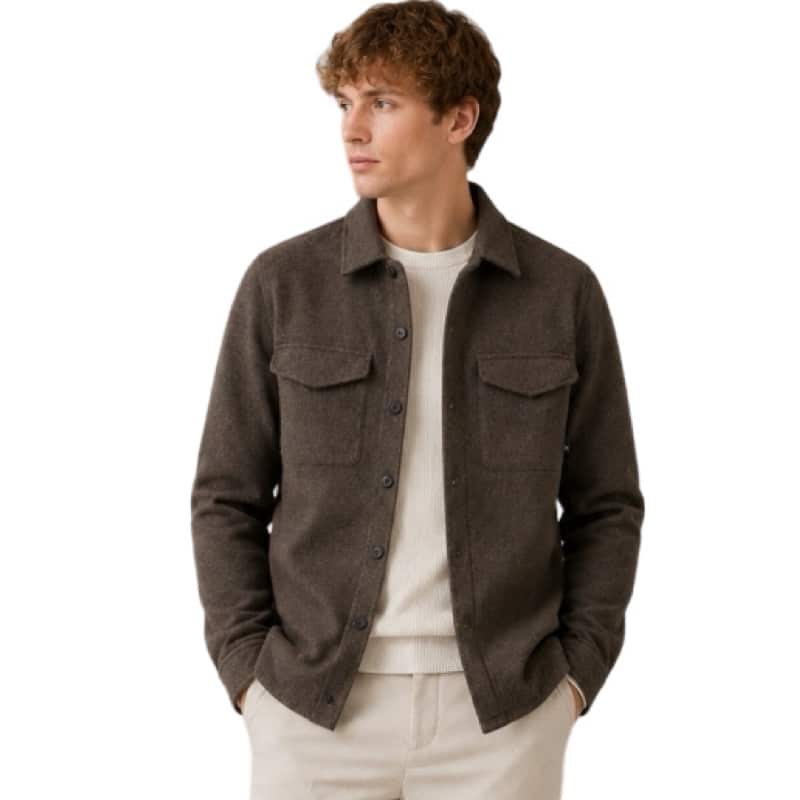 Clean cut Cph I ditlev overshirt I dark brown