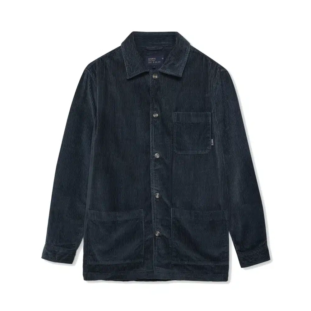 Signal I corduroy jacket I navy blue