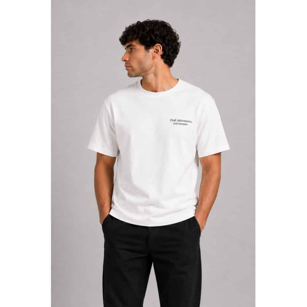 Fat Moose I adventure tee I white - Afbeelding 4
