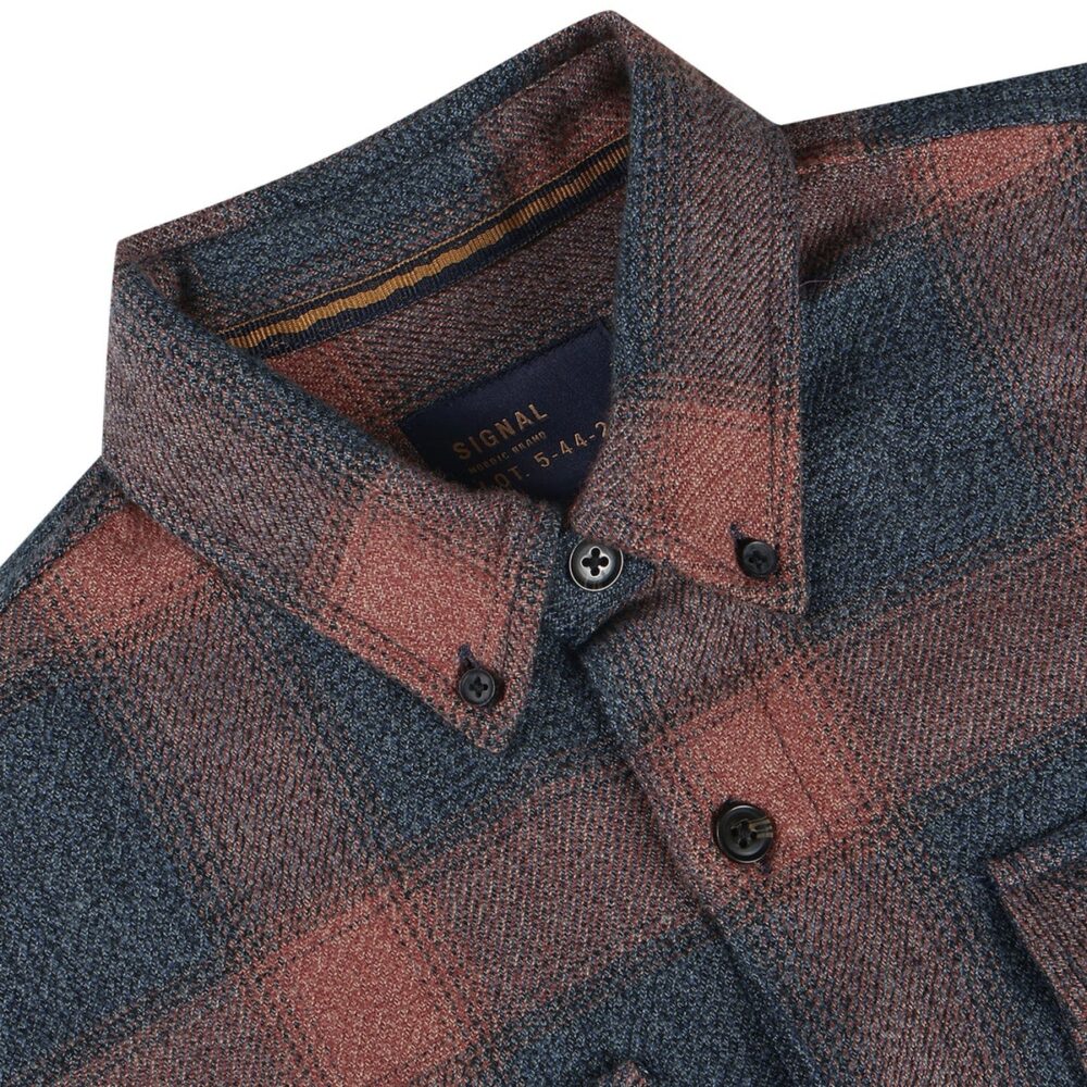 Signal I checked shirt I blue dipper - Afbeelding 3