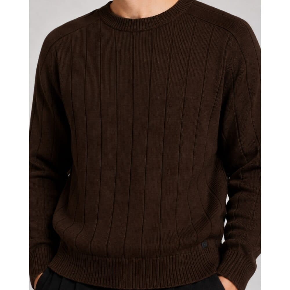 Alternative view of Clean cut Cph I Kashmir knit  I brown