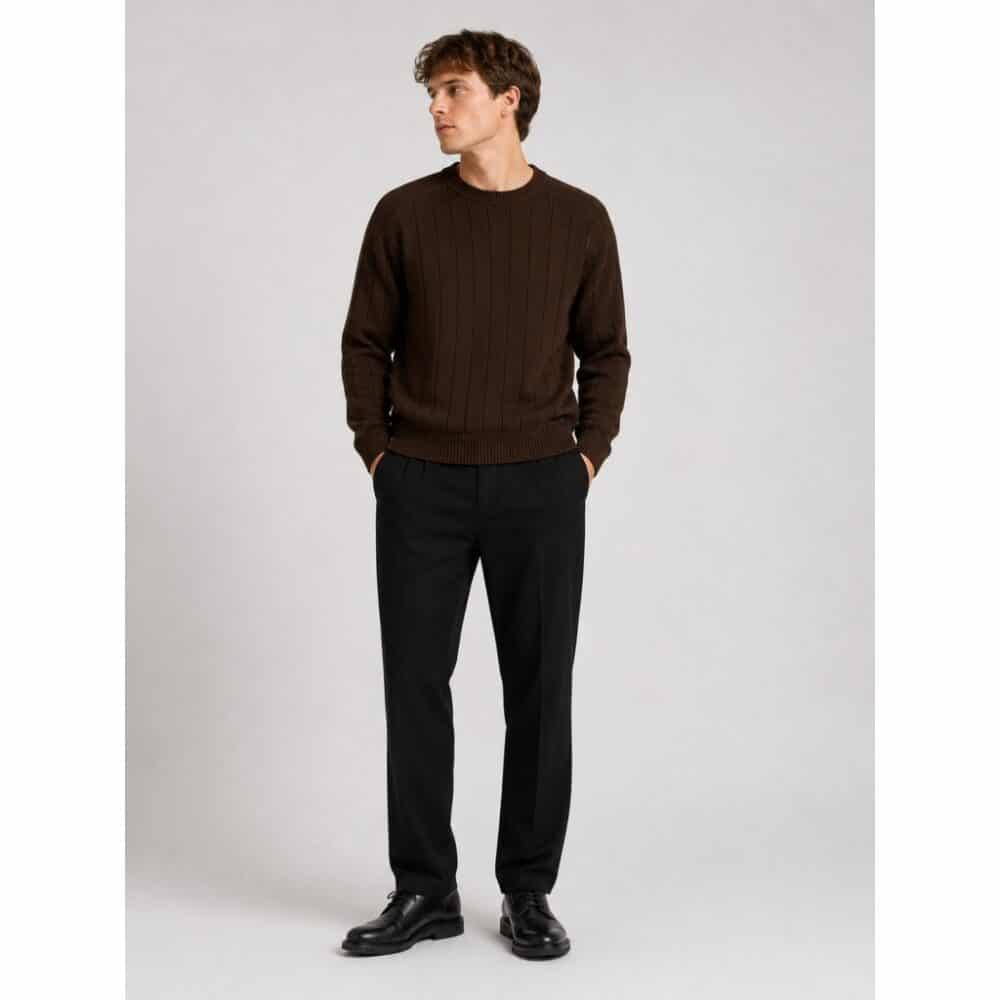 Clean cut Cph I Kashmir knit I brown - Afbeelding 4
