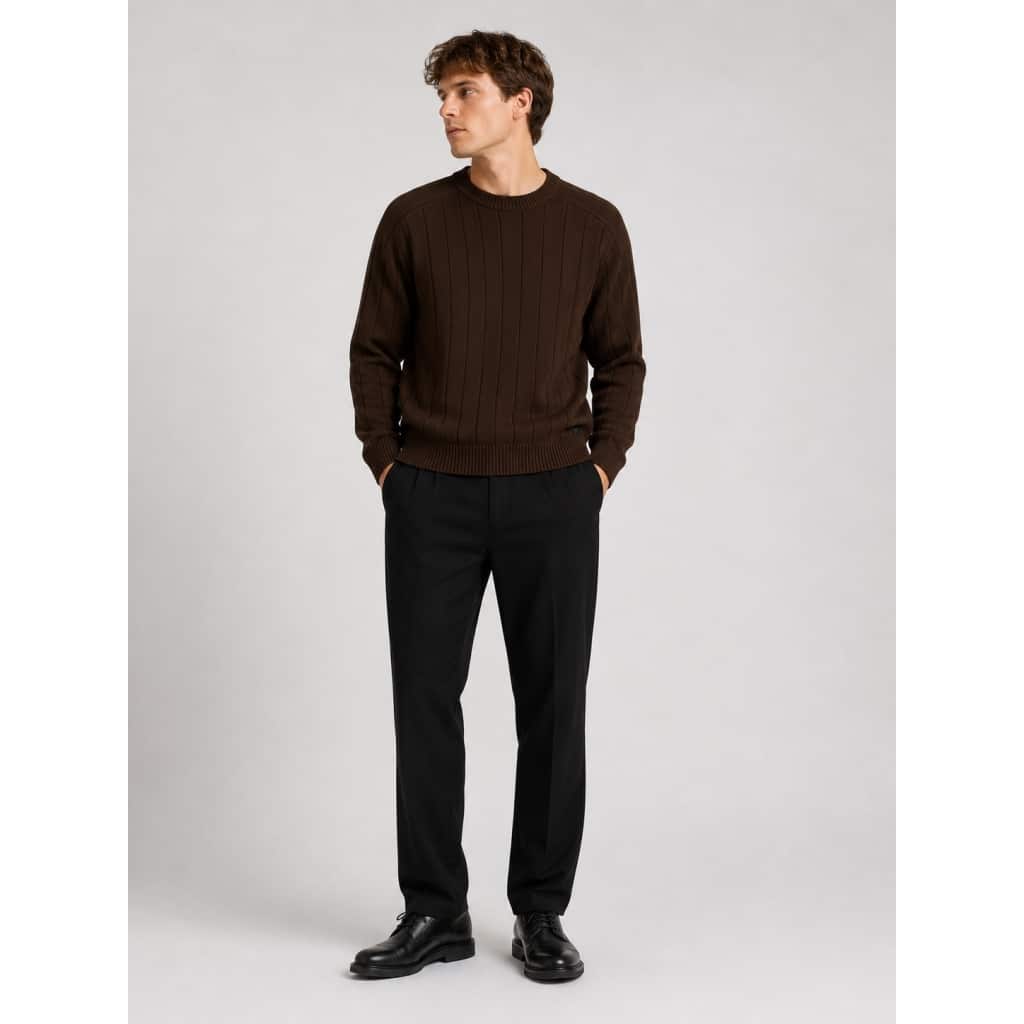 Clean cut Cph I Kashmir knit I brown - Afbeelding 4