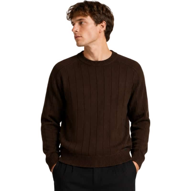 Clean cut Cph I Kashmir knit I brown