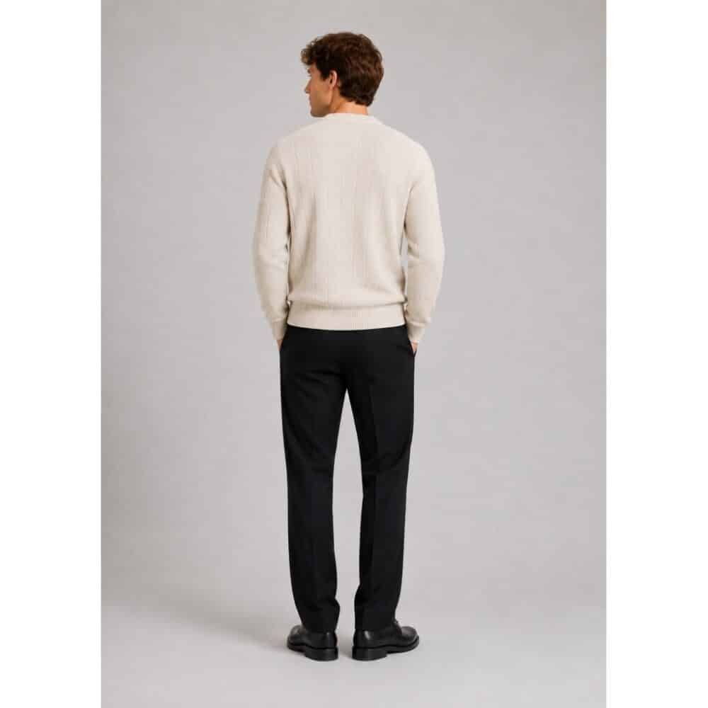 Alternative view of Clean cut Cph I kashmir knit I ecru