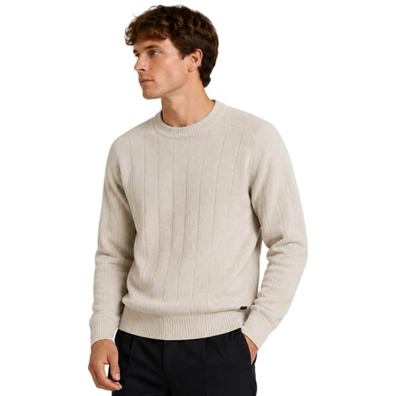 Clean cut Cph I kashmir knit I ecru