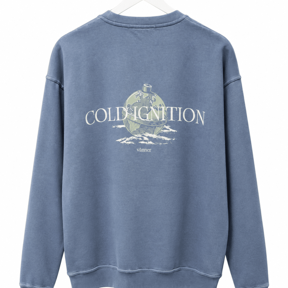 Alternative view of Vänner I con sweater l  blue