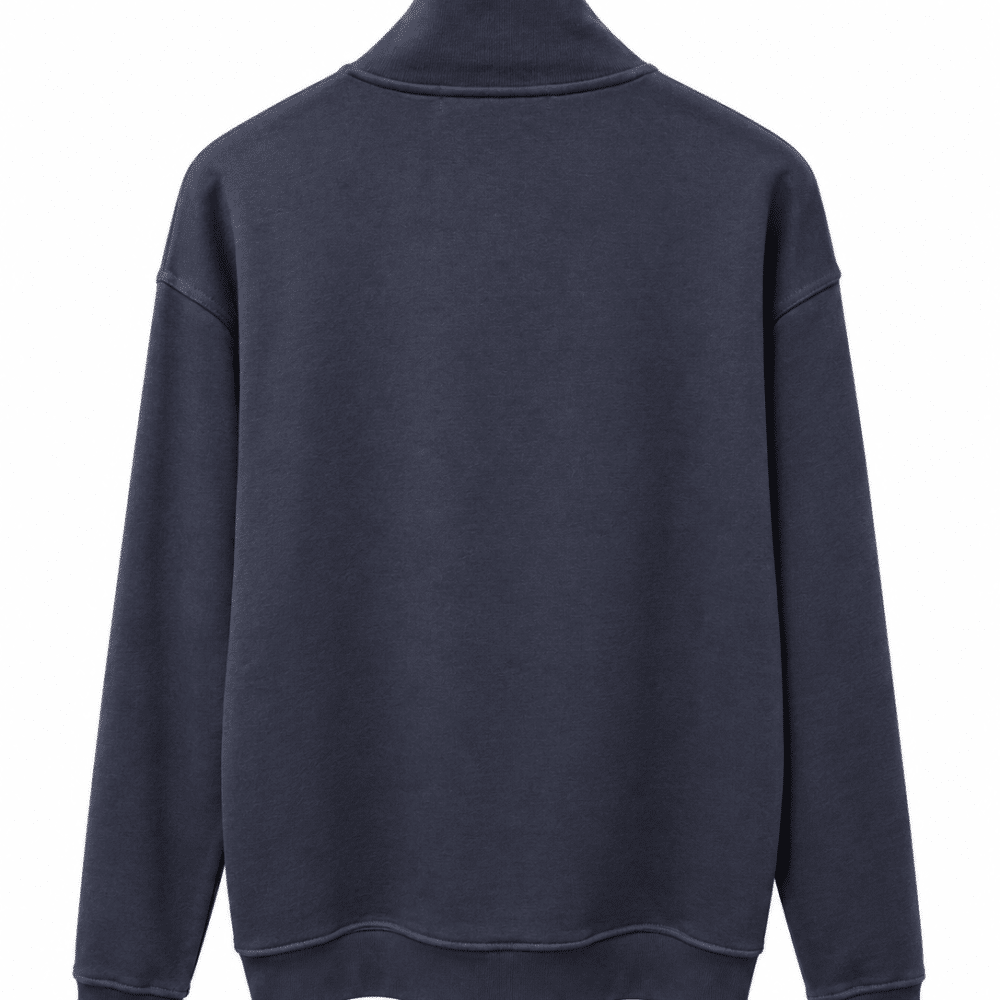 Alternative view of Vänner I  half zip sweater I navy