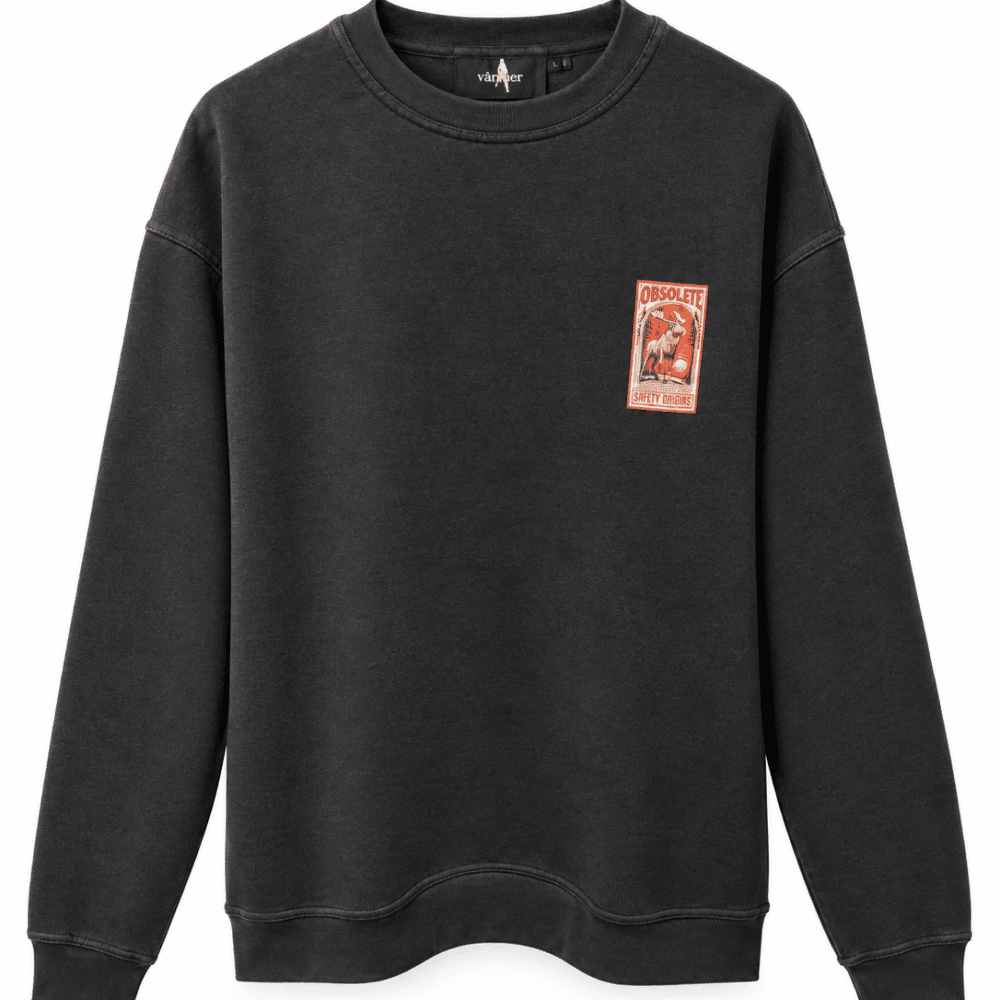 Vänner I bird sweater I black - Afbeelding 3