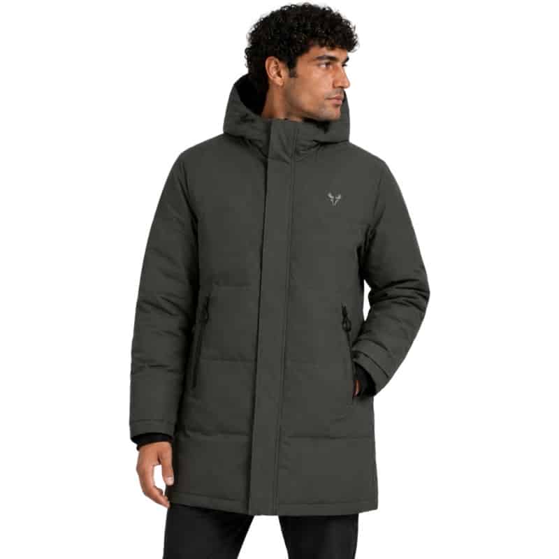 Fat Moose I storm long jacket I Beetle green