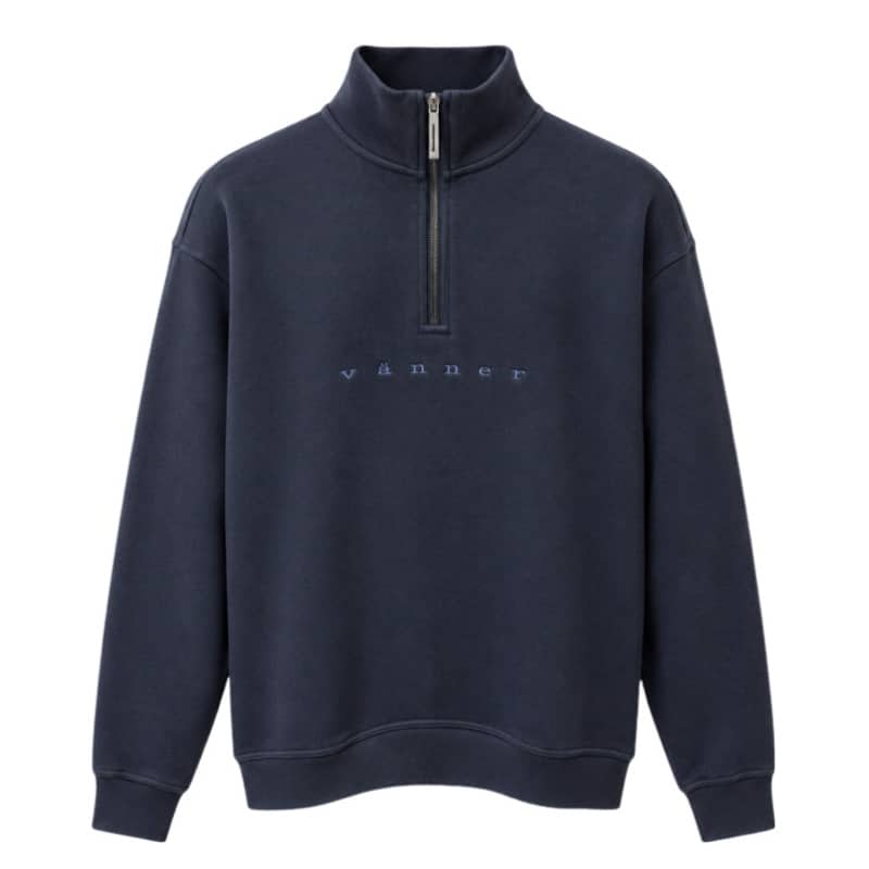 Vänner I  half zip sweater I navy